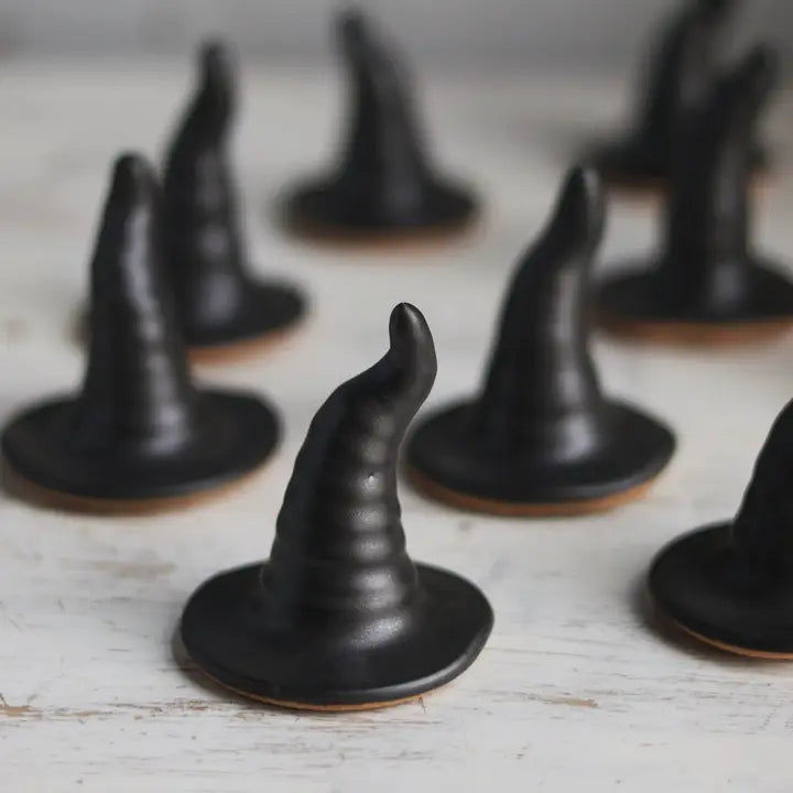 Ceramic Black Witch Hat