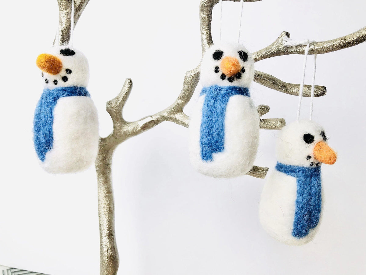 Felted Littles :: Snowman