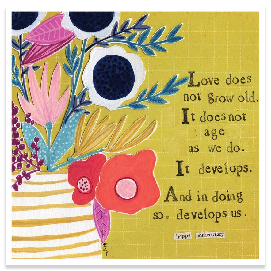 Develops Us Anniversary Card