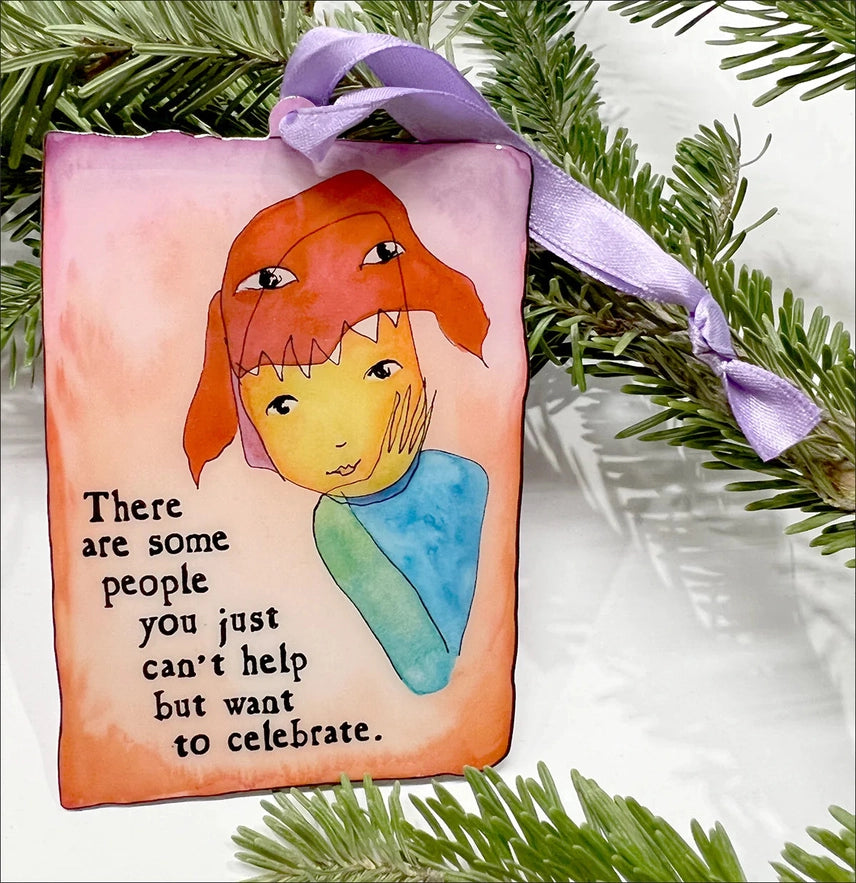 Balloon Friend :: Enameled Aluminum Holiday Ornament
