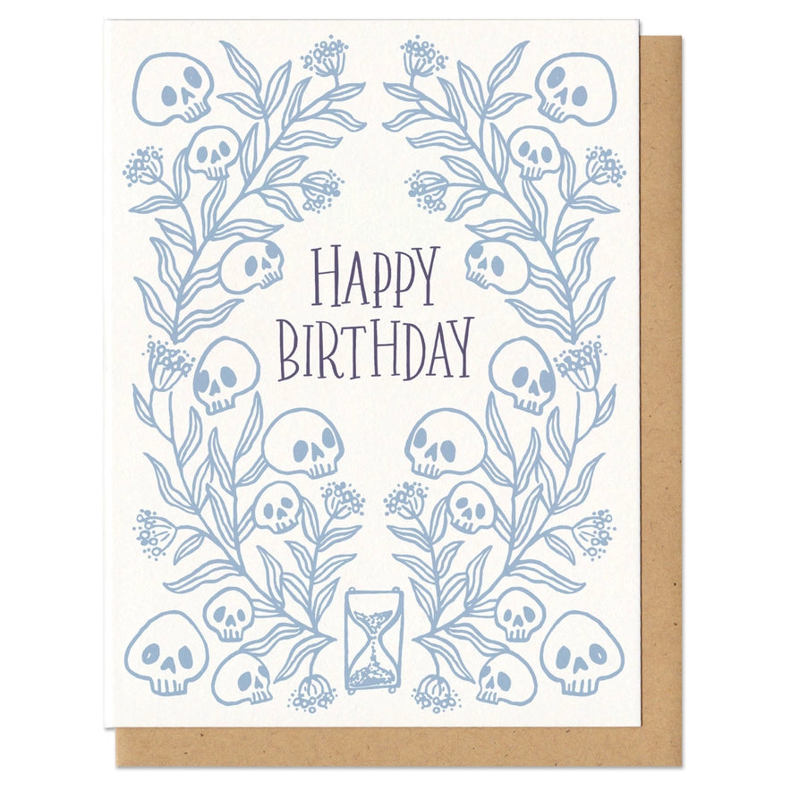 Skulls Birthday Card