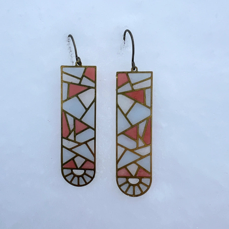 Corialis :: Stained Glass Resin Earrings