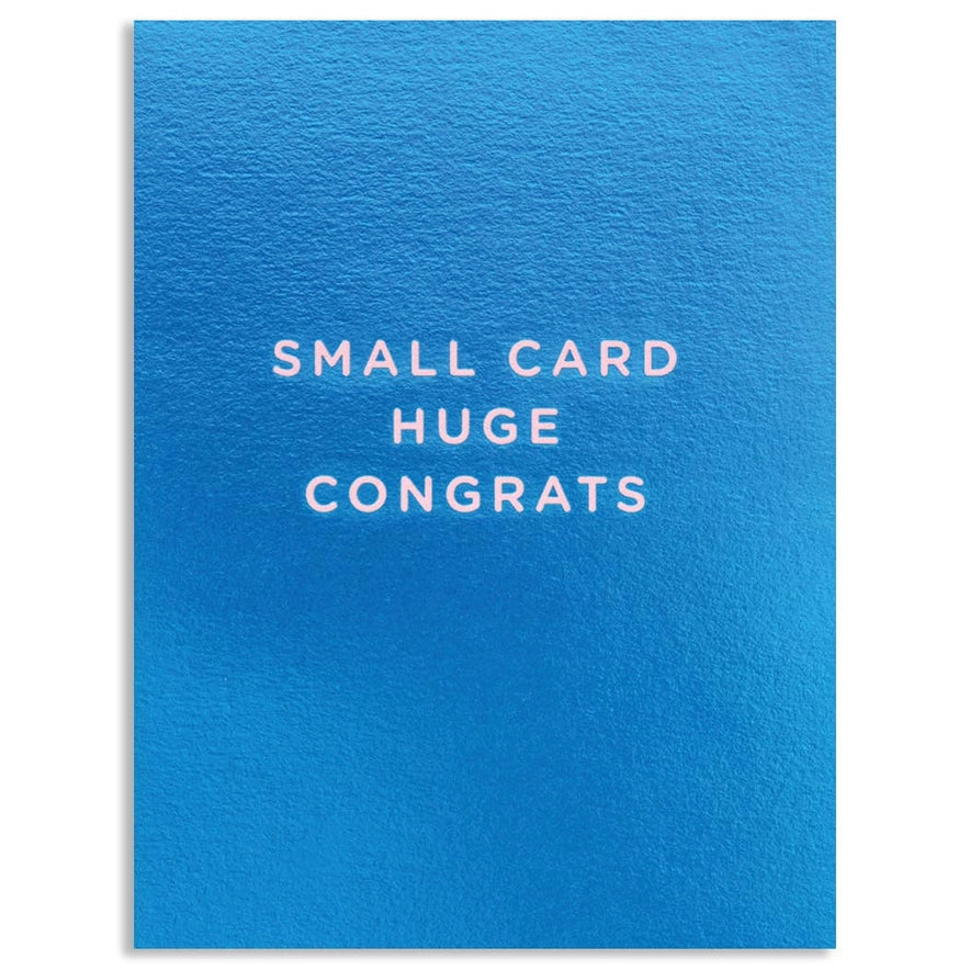 Huge Congratulations Card