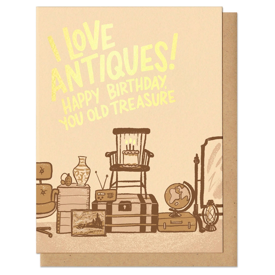 Old Treasure Birthday Card