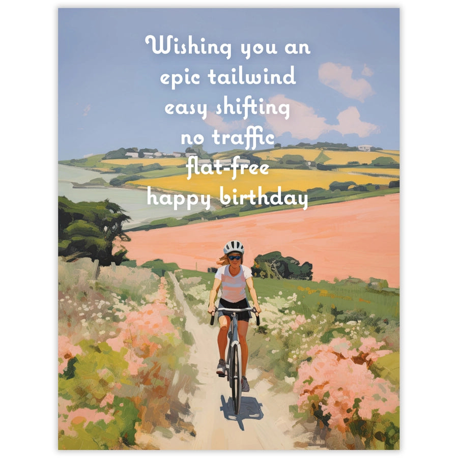 Biker's Wish Birthday Card