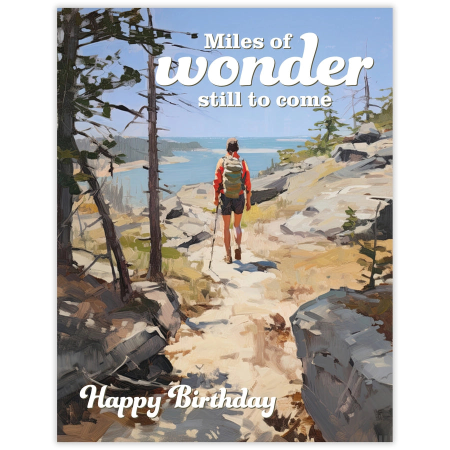 Miles of Wonder Birthday Card