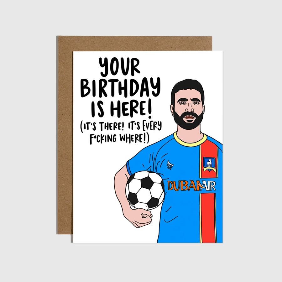 Your Birthday is Here Card