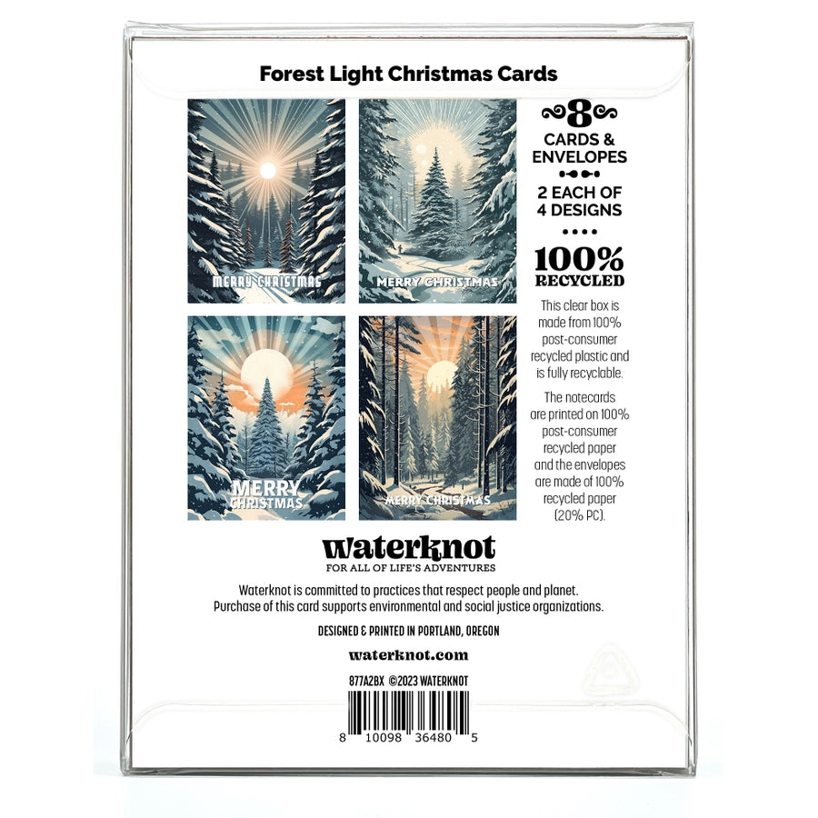 Forest Light Christmas Notecards Box Set