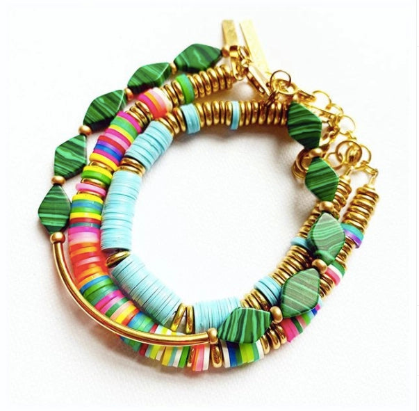 Colorful Boho Beaded Bracelet