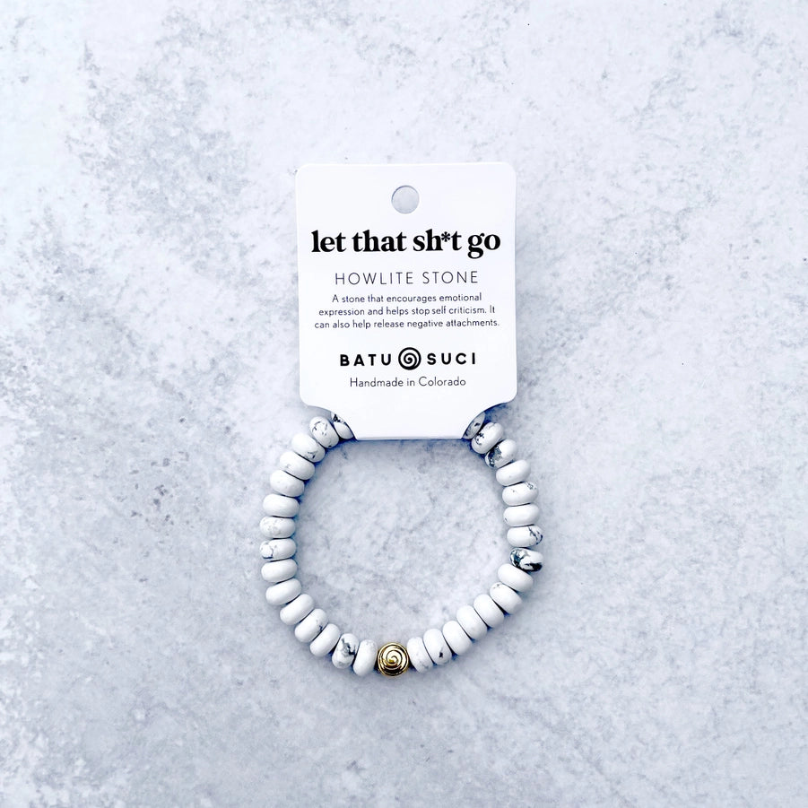 Let That Shit Go :: Rondelle Bracelet