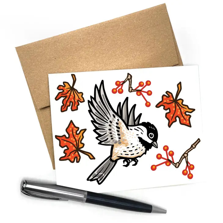 Fall Bird Greeting Card