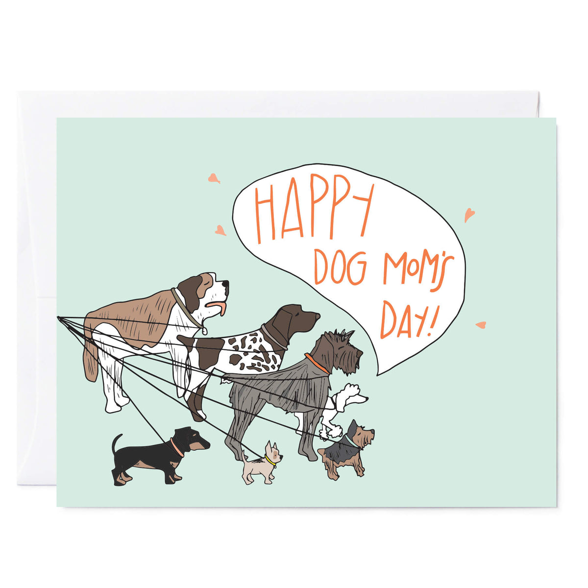 Dog Mom! Dog Walker Card