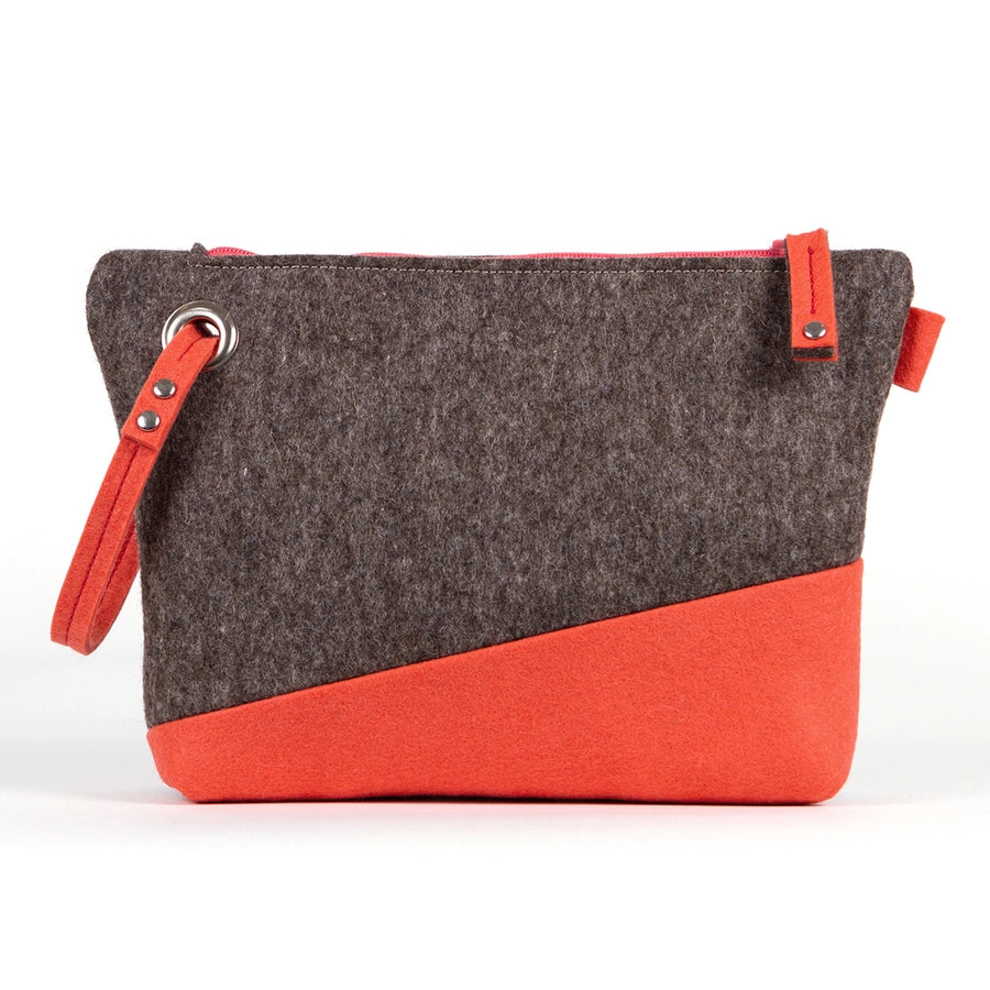 Merino Wool Clutch Wristlet Bag