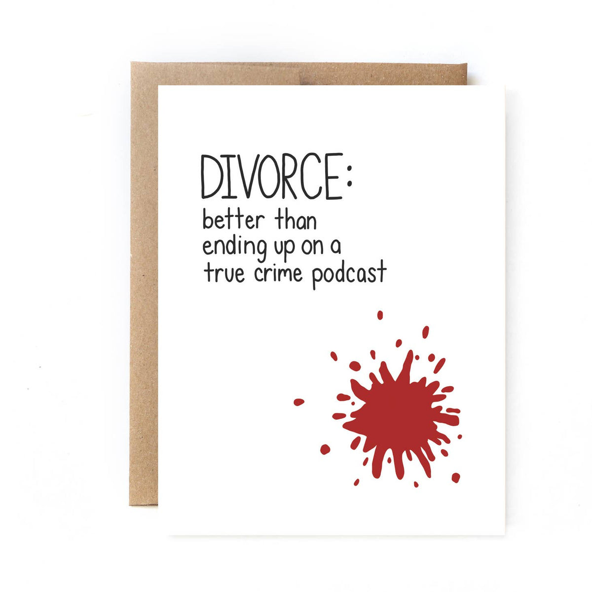 Divorce True Crime Card