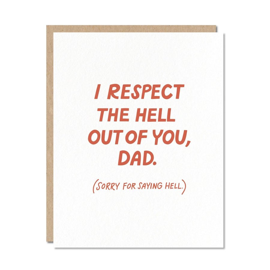 Respect Father's Day Card