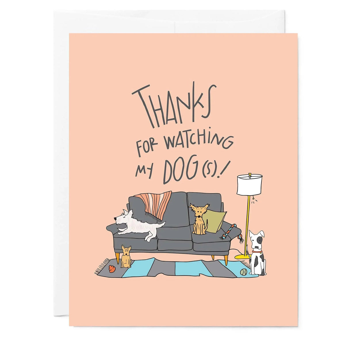 Thanks for Watching My Dogs Card