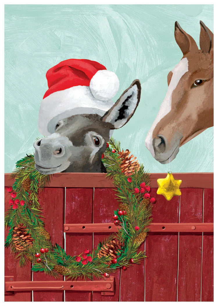 Donkey + Horse Boxed Holiday Cards