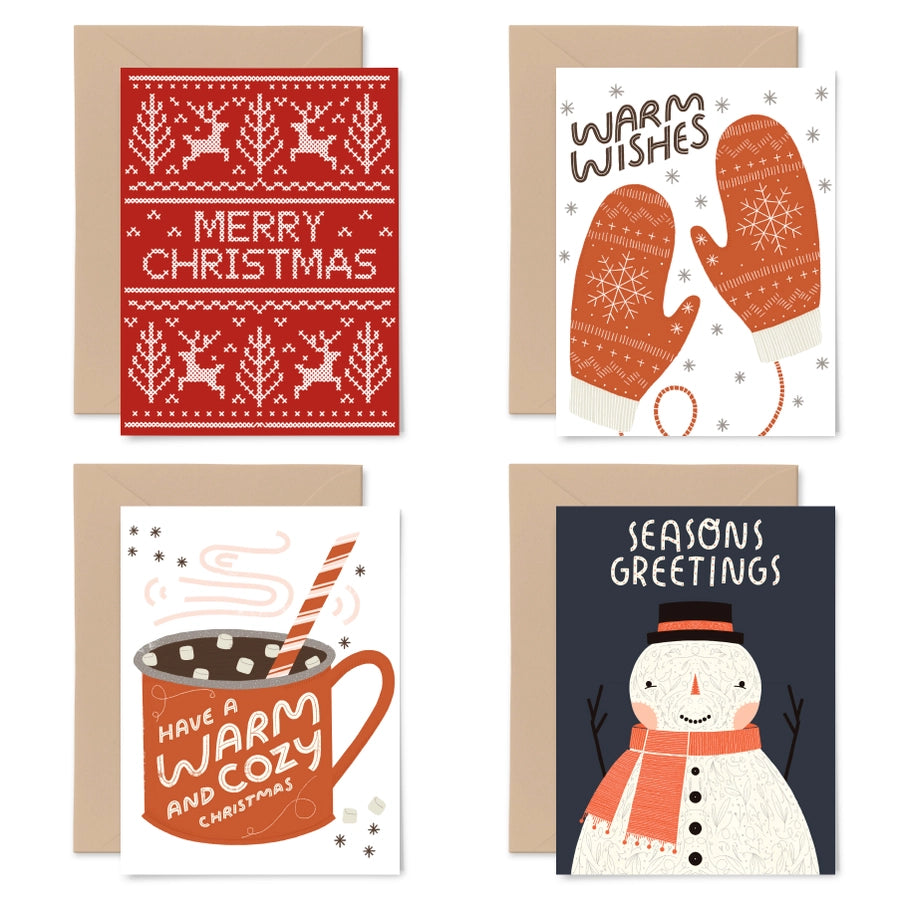 Cozy Christmas Cards - Boxed Set