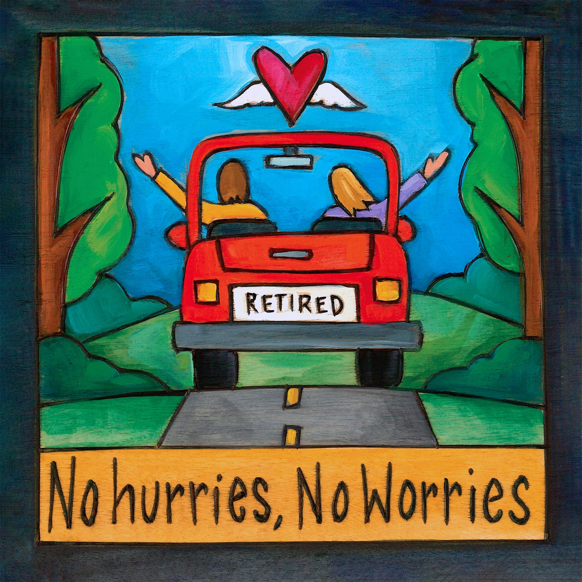 Life Begins Now :: 6x6 Wall Plaque
