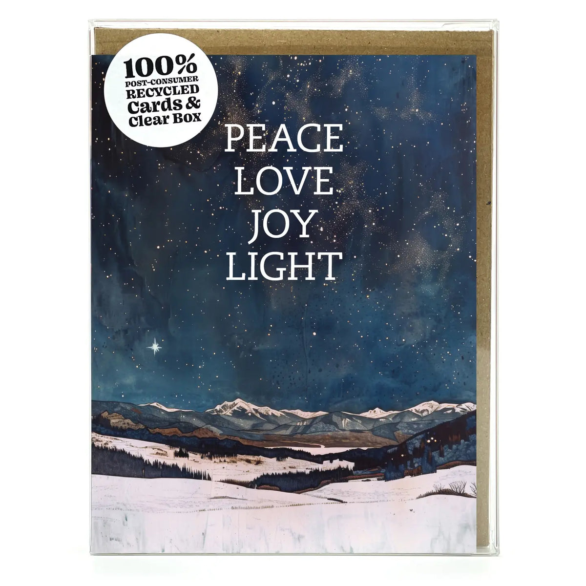 Mountain Starlight Holiday Cards Box Set :: Set of 8