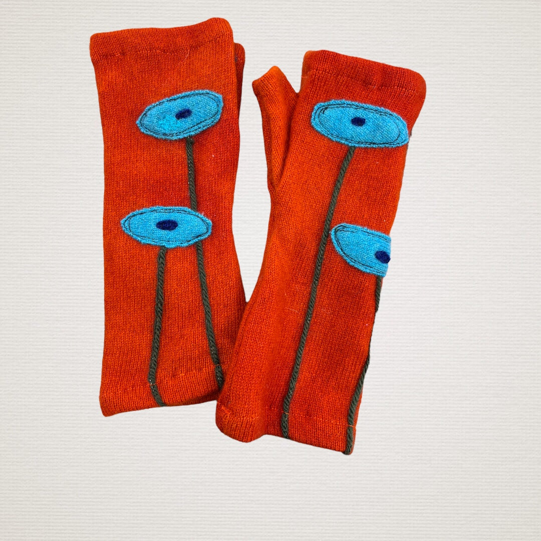 Fingerless Cashmere Gloves :: Poppy + Multiple Colors