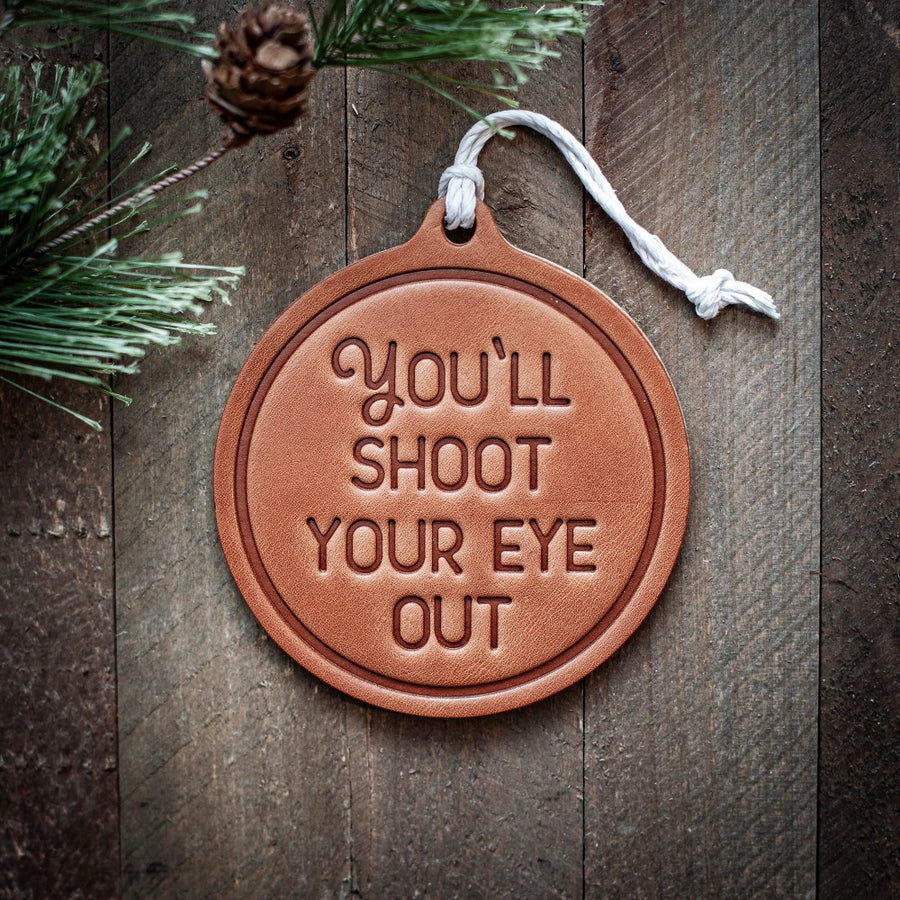 Leather Christmas Ornament