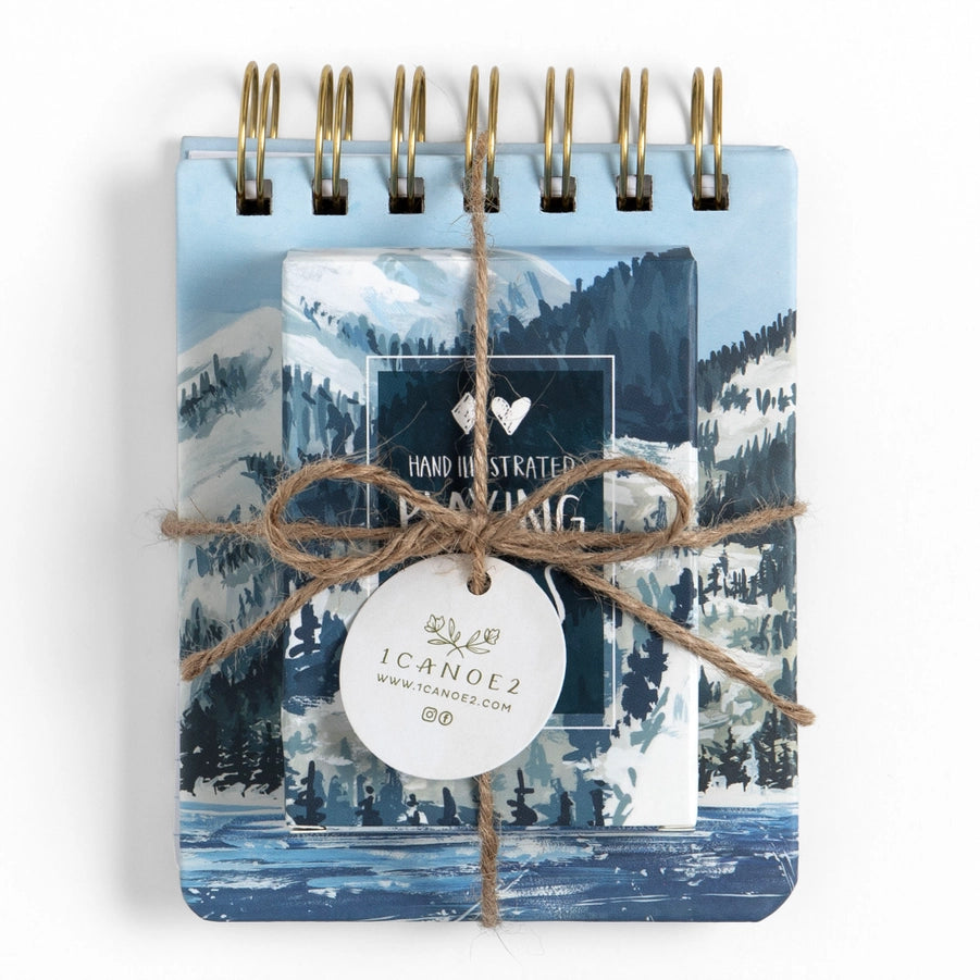 Winter Landscape Playing Cards Set