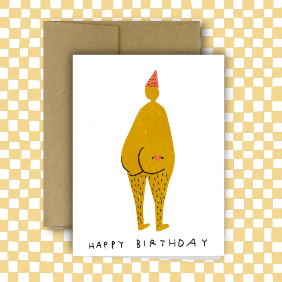 Polka Dot Hat Birthday Card