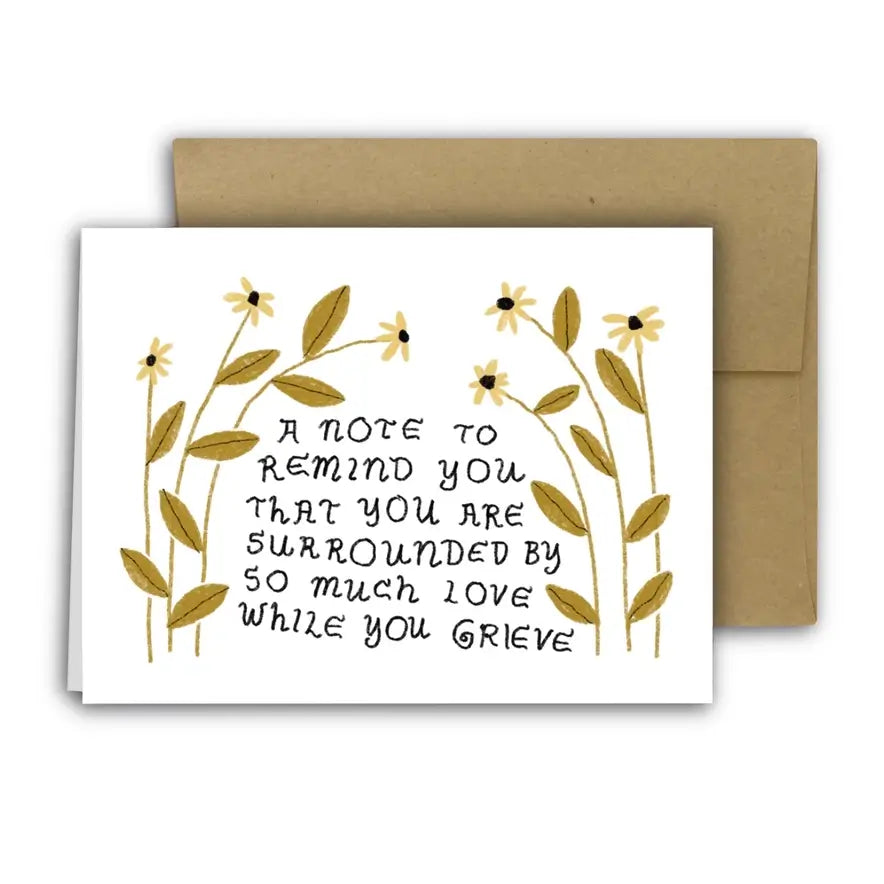 Surrounded By Love Sympathy Card