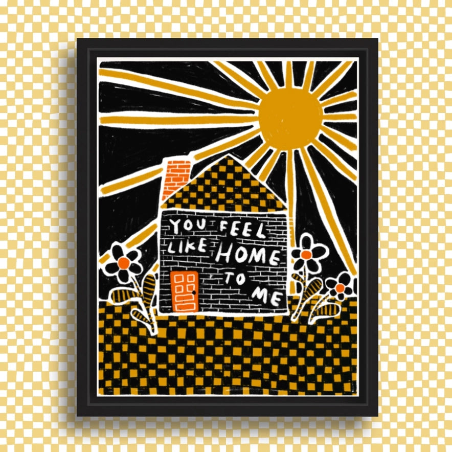 Feel Like Home :: Art Print 8"x11"