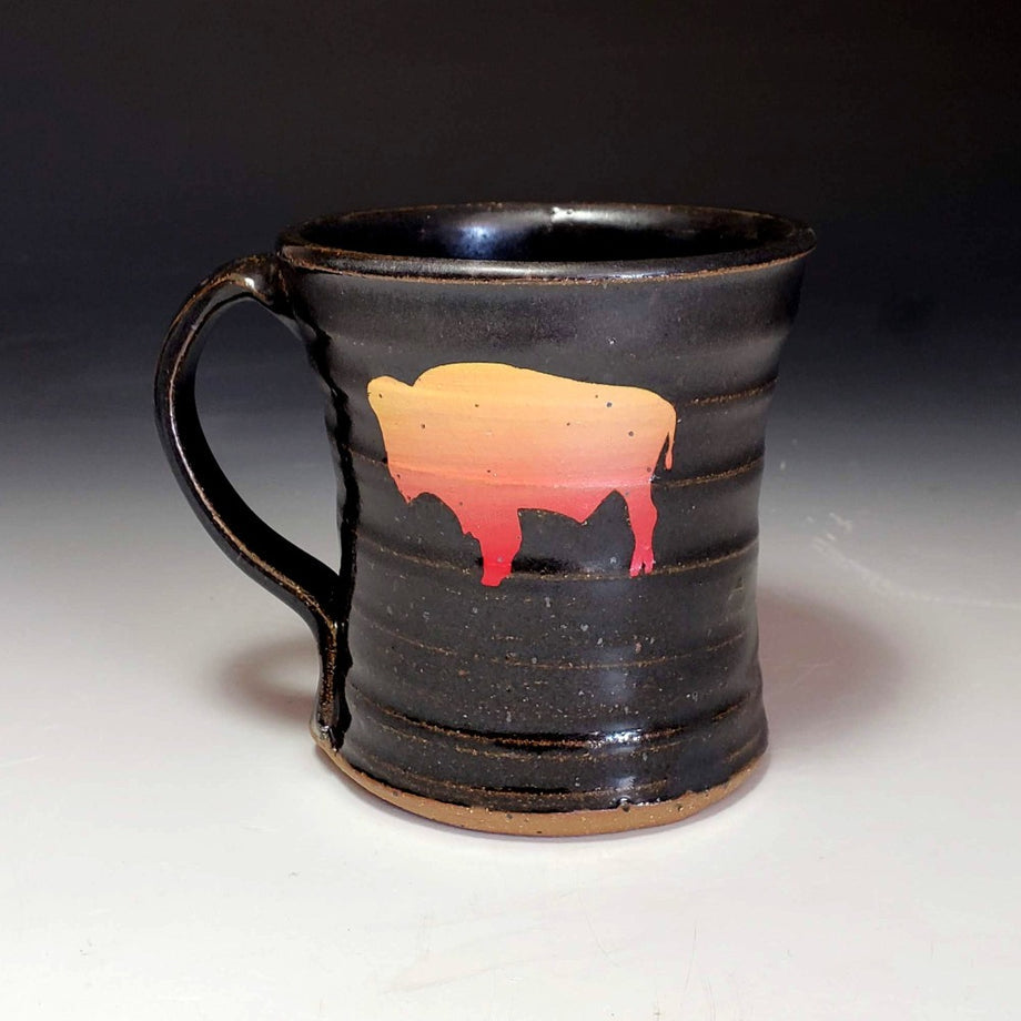 Red Ombre Hombre Bison Mug