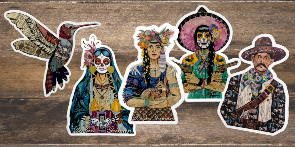 Assorted Vinyl Stickers :: Dolan Geiman – PERIOD SIX STUDIO