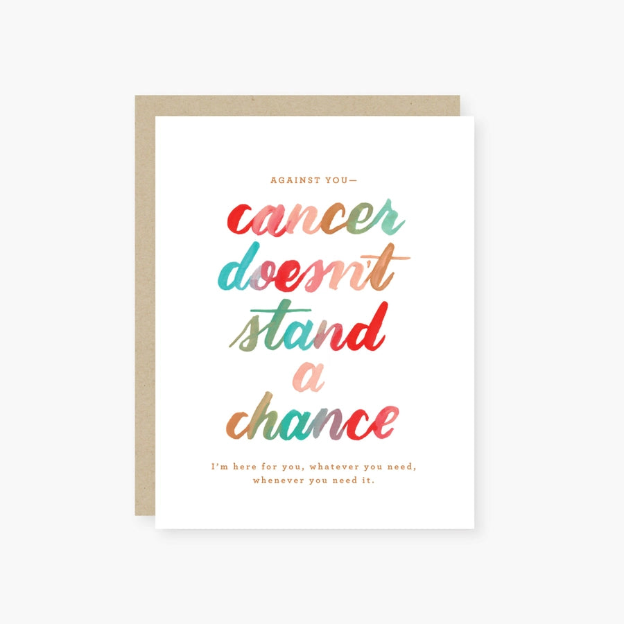 Cancer Doesn't Stand a Chance Sympathy Card