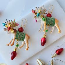 Tangled Reindeer Earrings