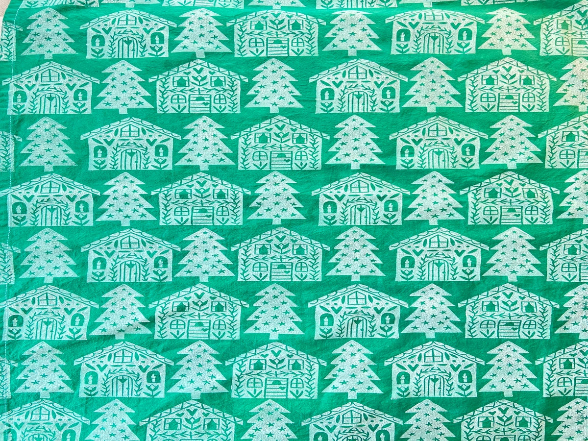 Cabin & Tree Tea Towel