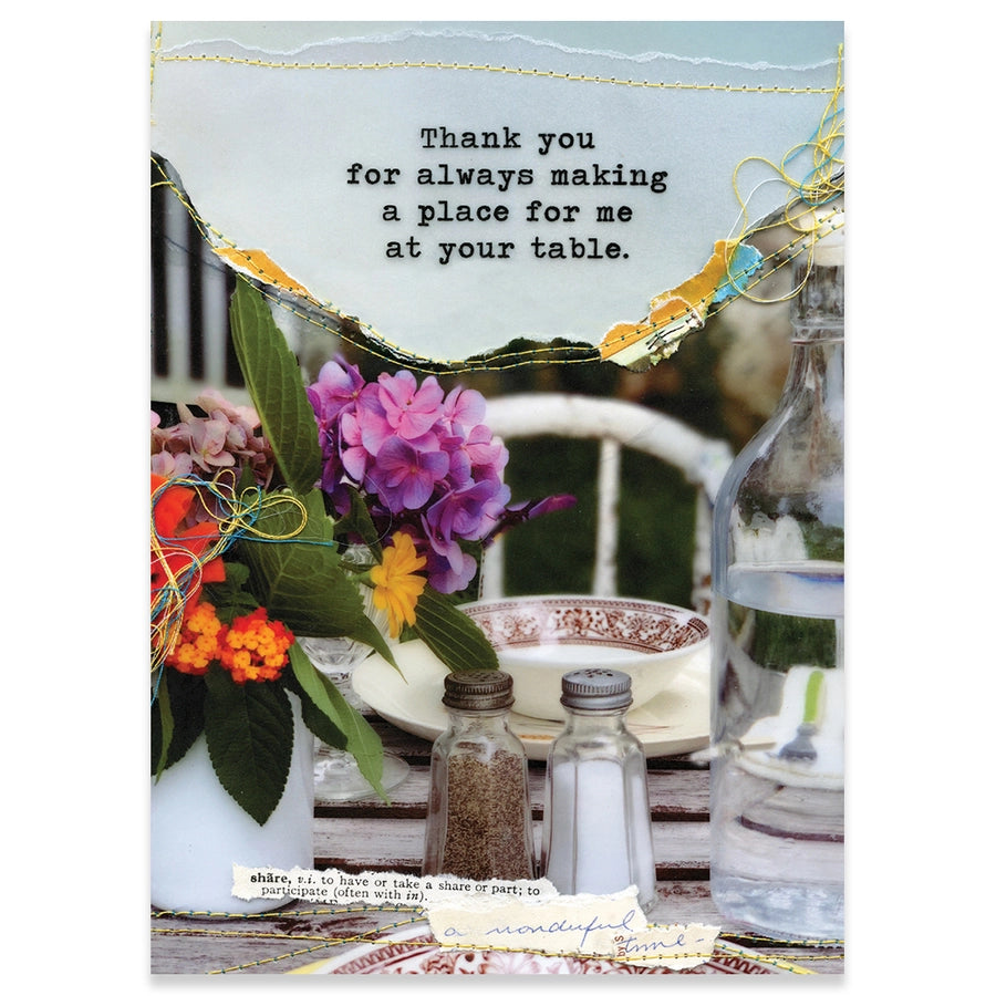 Place at Your Table Thank You Card