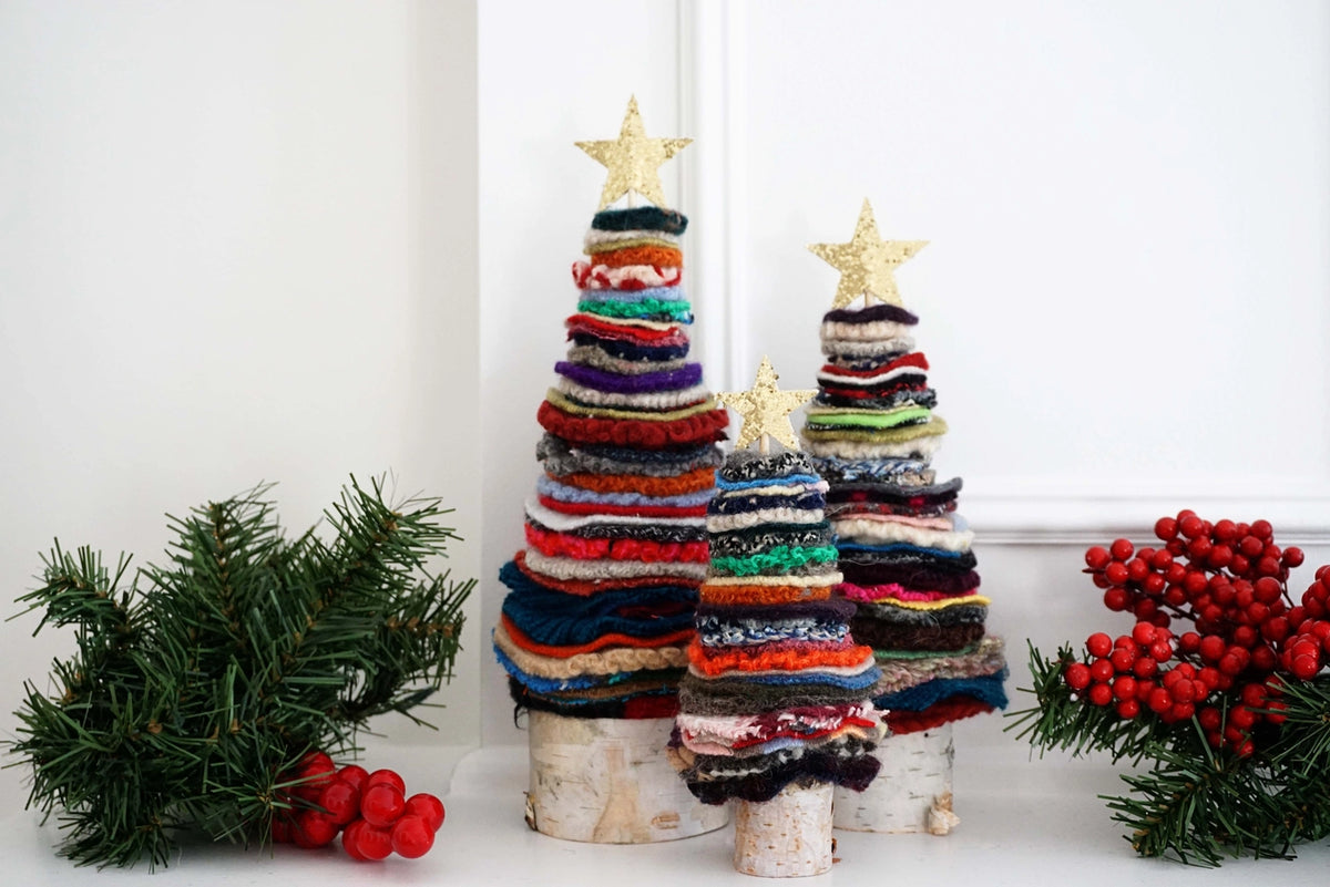 Felted Wool Christmas Tree