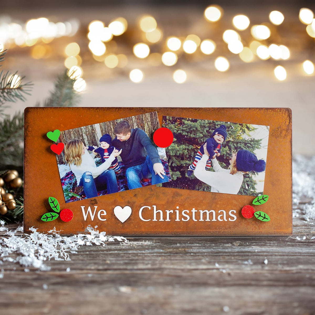 We Love Christmas Magnetic Frame