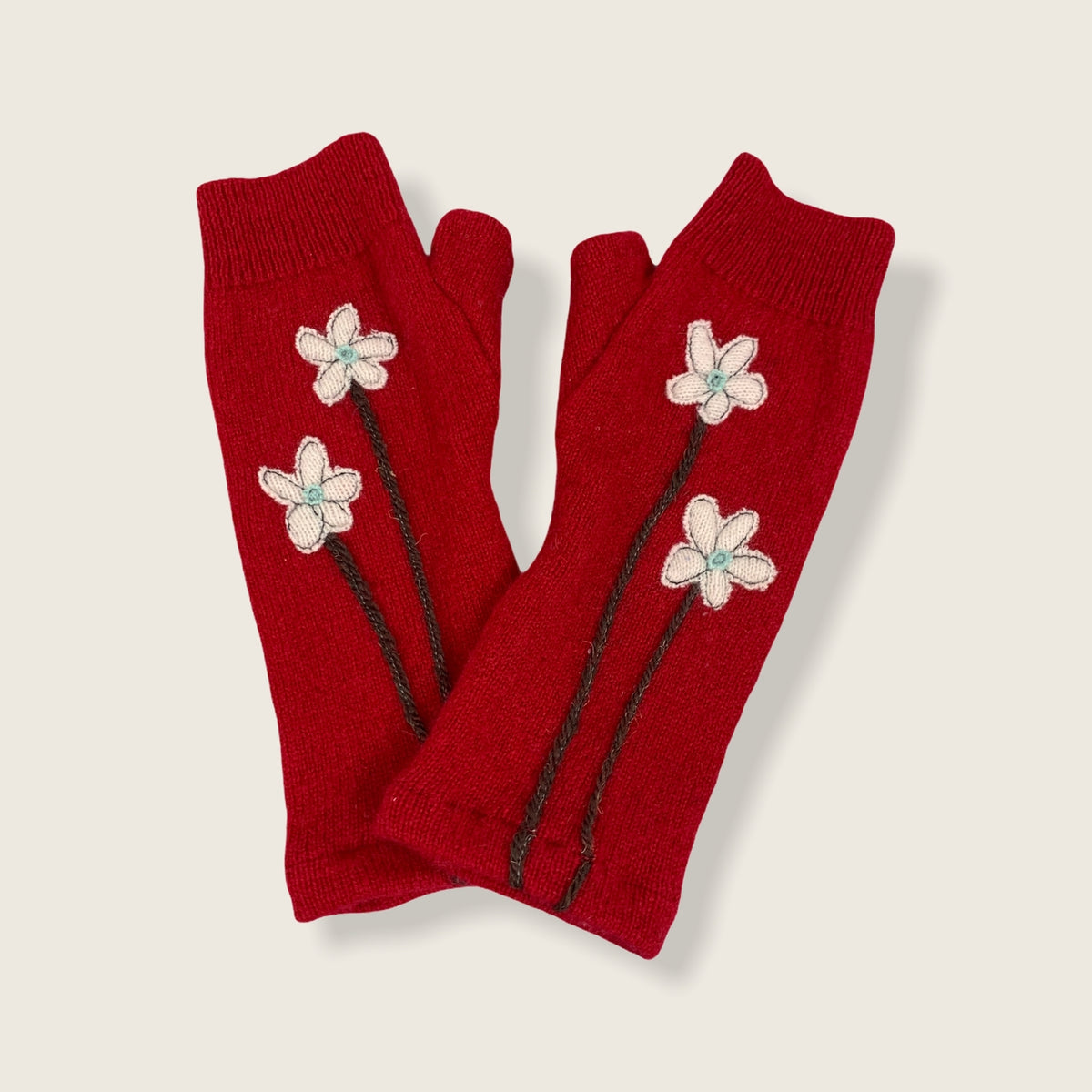 Fingerless Cashmere Gloves :: Wildflower + Multiple Colors