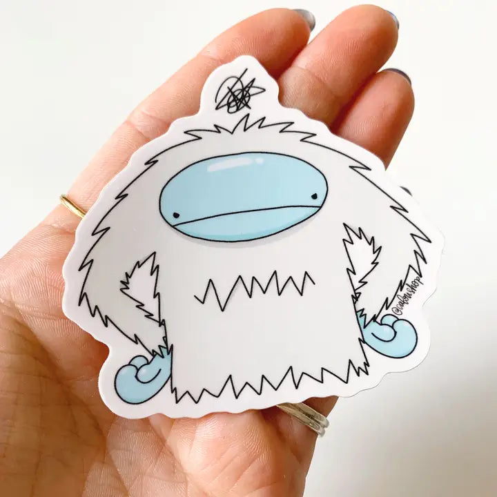 Grumpy Yeti Sticker – PERIOD SIX STUDIO