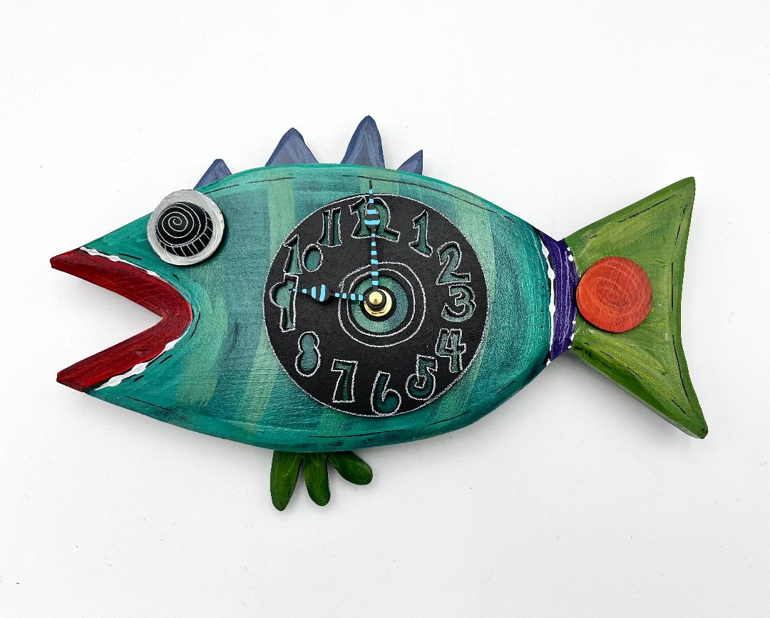 Simple Fish Wall Clock