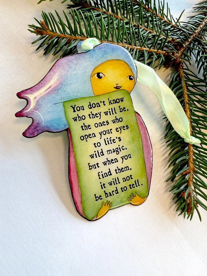 Wild Magic :: Enameled Aluminum Holiday Ornament