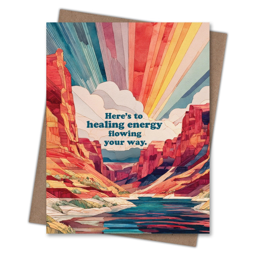Healing Energy Get Well Card