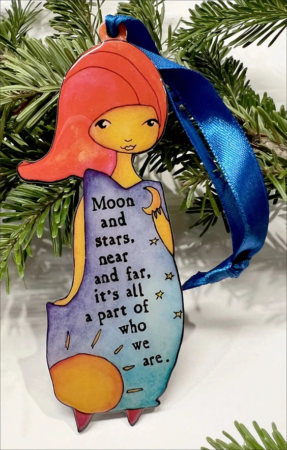 Big Self :: Enameled Aluminum Holiday Ornament