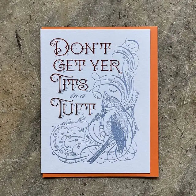 Tits in a Tuft Card