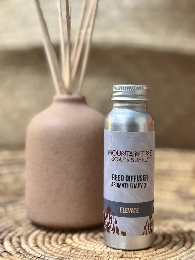 Oil Reed Diffuser Sample Photo Reed Diffuser Aromatherapy Oil - Elevate | Period Six – PERIOD SIX STUDIO