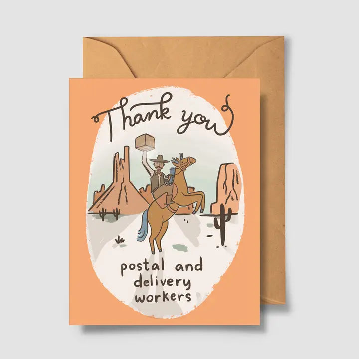 Thank You Postal Workers Card
