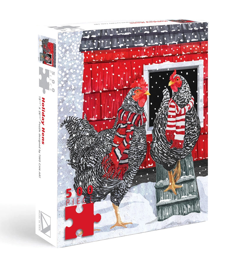 Holiday Hens 500-Piece Puzzle