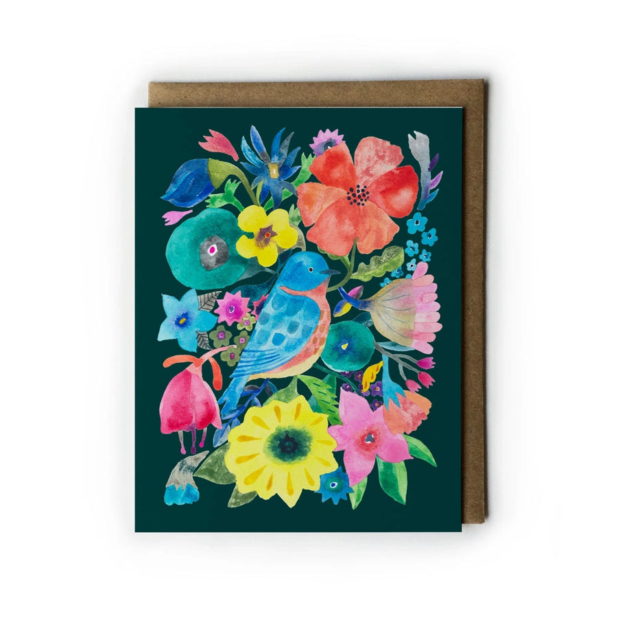 Bluebird Greeting Card