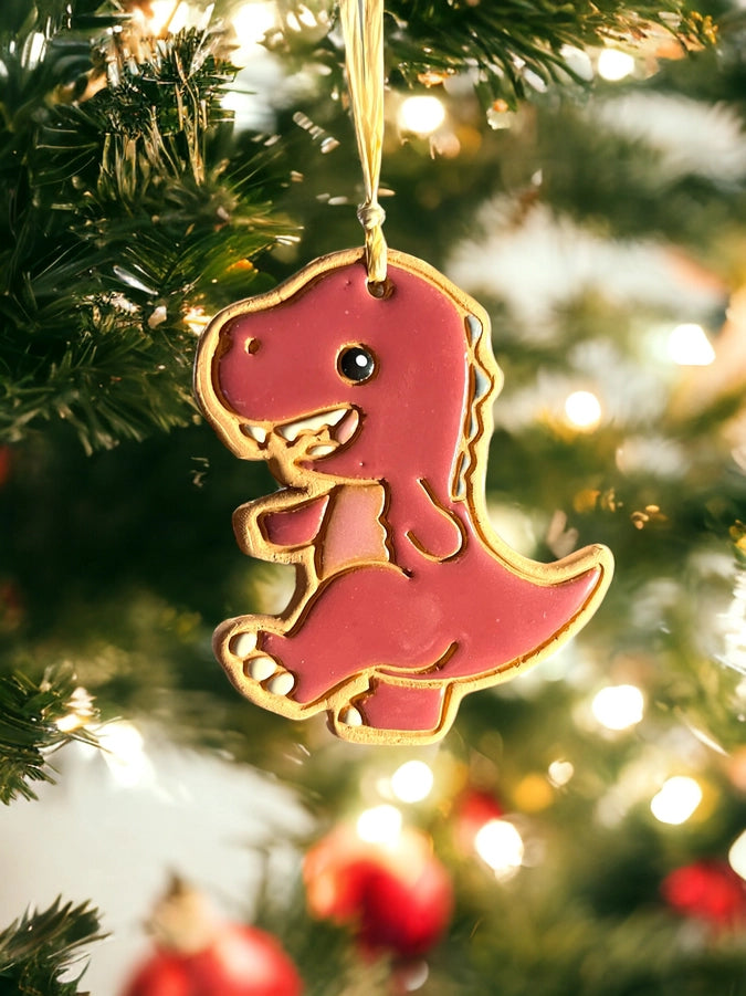 T-Rex Artisan Clay Ornament